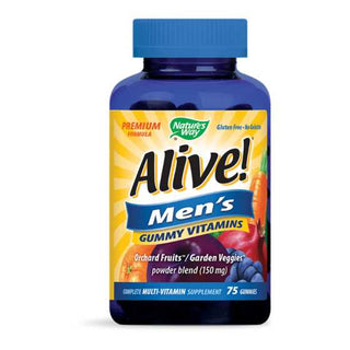 Alive Mens Gummy Vit 26 Fruits & Veg 60'S