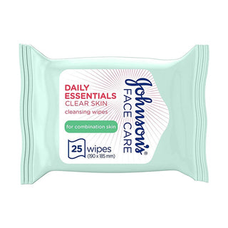 J&J Facial Wipes Oily Comb Skin 25'S