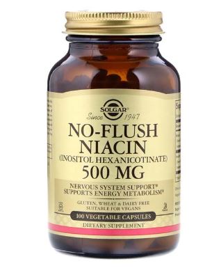 Sol No Flush Niacin 500Mg 100'S