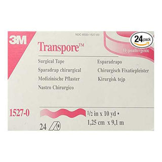 3M 1527-0M 1.25Cmx9.1M Transpore Plastic Tape