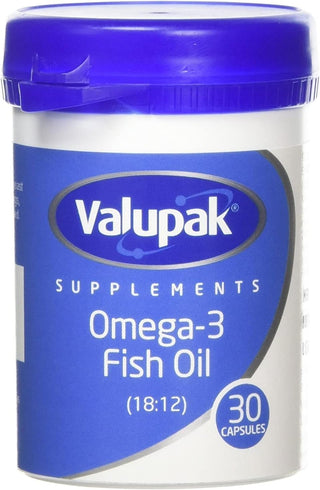 Valupak Omega 3 Fish Oil 1000Mg 30'S