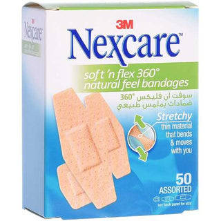 3M Nexcare Sf-50D Soft & Flex Comfort Asstd 50'S