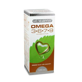 Marnys Omega 3.6.7.9 Syrup 125ML Orange Flavour