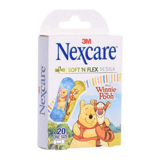 3M Nexcare N564-20 Tatoo S&F Winnie The Pooh 20'S