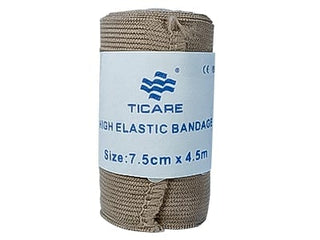 Ticare High Elastic Bandage 7.5Cmx4.5M