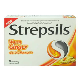 Strepsils Warm Ginger 16'S