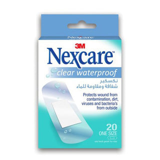 3M Nexcare Cwp-20 Clear Waterproof 20'S