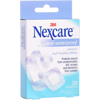3M Nexcare Cwp-30 Clear Waterproof 30'S