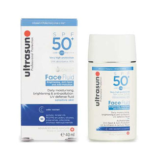 Ultrasun Face Fluid Bright&Anti Poll Spf50+ 40ML