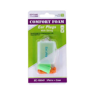 Ezy Care 10049 Ear Plug With String (1 Pair)