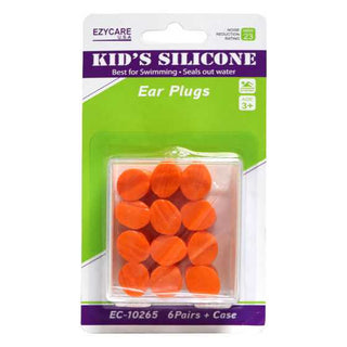 Ezy Care 10265 Kids Silicone Ear Plug (6 Pair)