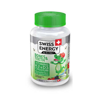 Swiss Energy Bones&Teeth Kids Vit K2+D3+Cal 60'S