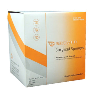 Ticare Sterile Gauze Sponges 4X4 8Ply 2Pcs 50'S