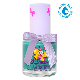 Lallabee Pearly Green Neverlnd Wtr-Bsd Nail Enamel