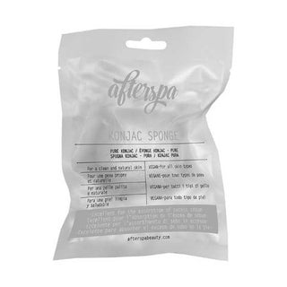 Afterspa Pure Konjac Sponge Reusable Packaging