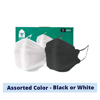 Musk Ffp2 Black & White N95 10'S