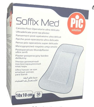 Pic Soffix Med Plaster 10X10Cm 50'S