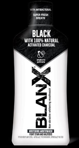 Blanx Black Charcoal Mouthwash 500ML