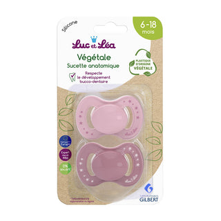Lel 635394 Duo Soother 6-18M Ana Pe Bio Girl