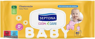 Septona Baby Wipes Calm&Care Chamomile 80'S