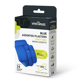Medinox Vp61411 Blue Plaster Aastd 24'S