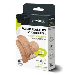 Medinox Mx61121 Fabric Plaster Assorted 16'S
