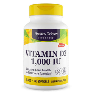 Healthy Origins D3-1000 Iu Vitamin 180'S