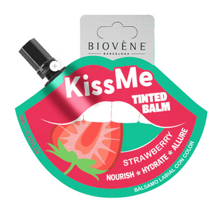 Biovene Kiss Me Strawberry Tinted Lip Balm 8ML