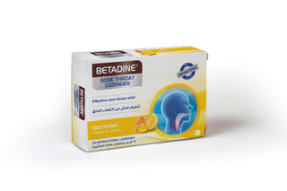 Betadine Sore Throat Lozenges Honey&Lemon 24'S