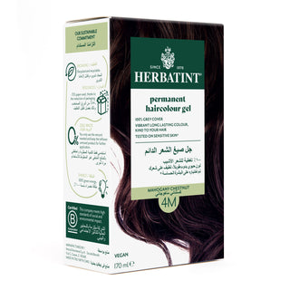 Herbatint Permanent H/C Gel, 4M, Mahogany Chestnut 135ML