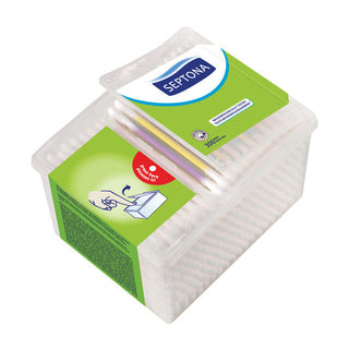 Septona Cotton Buds Rect 300'S Pop Up Lid