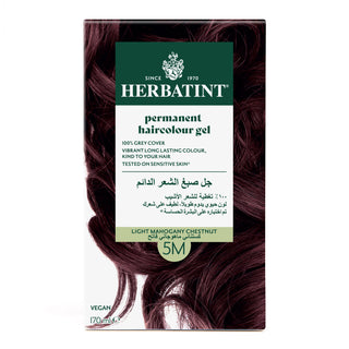 Herbatint Permanant H/C Gel, 5M, Light Mahogany Chestnut 135ML