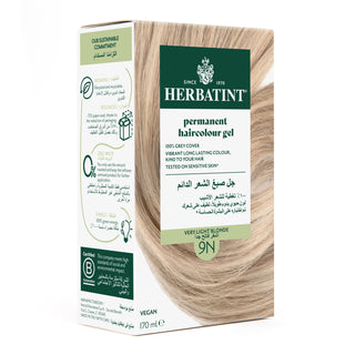 Herbatint Permanent Haircolor Gel, 9N, Honey Blonde 135ML