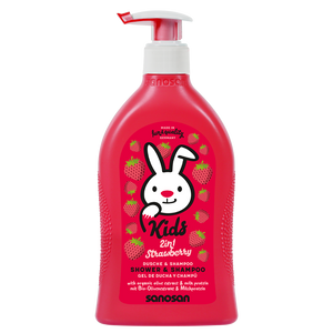 Sanosan KIDS Shower & Shampoo Strawberry 400ml