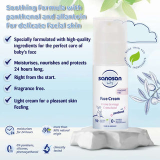 Sanosan baby face cream details