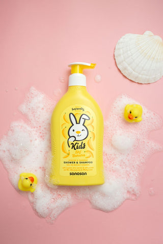 Sanosan Banana Kids Shampoo & Shower Gel Bottle